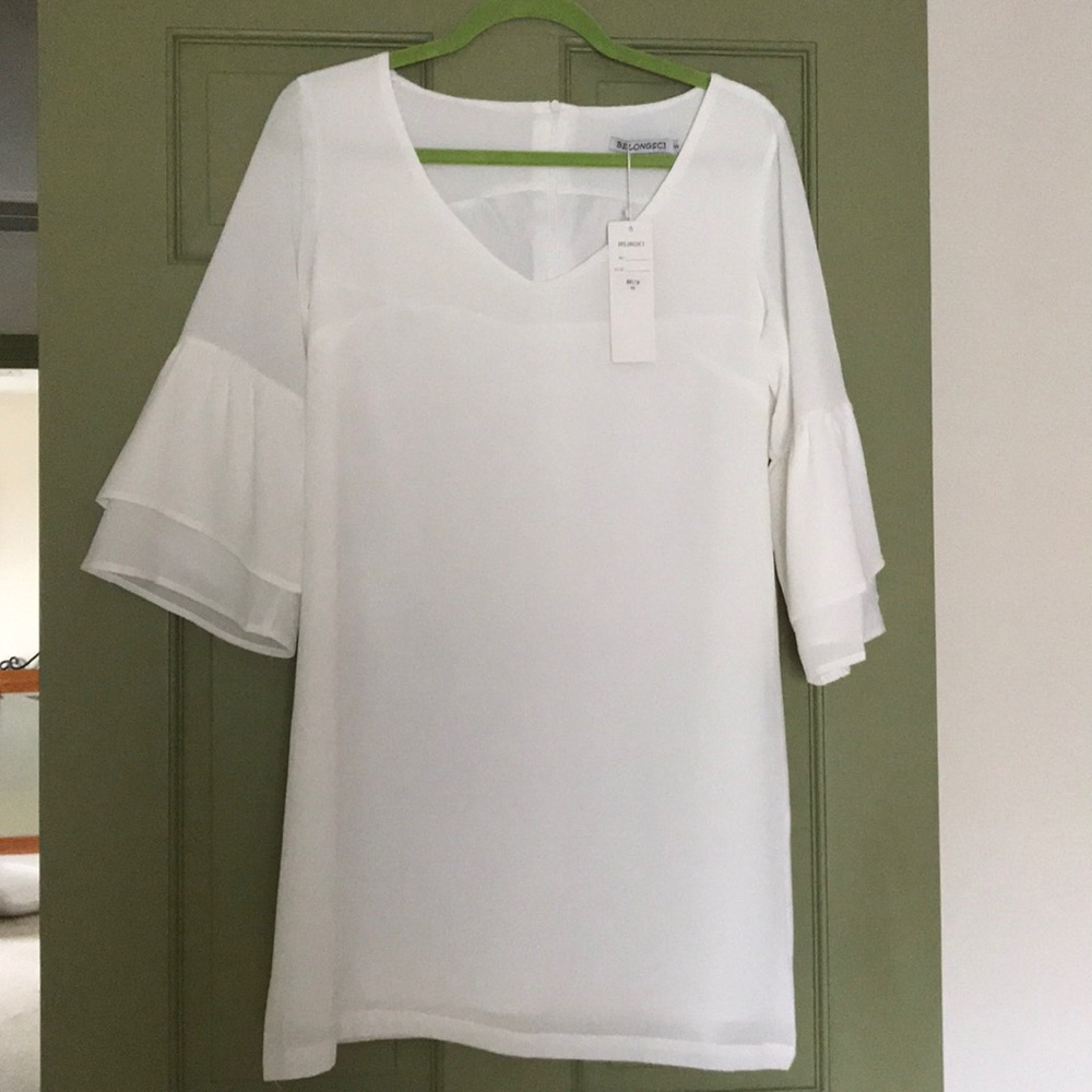 New with tags! Ruffle sleeve dress